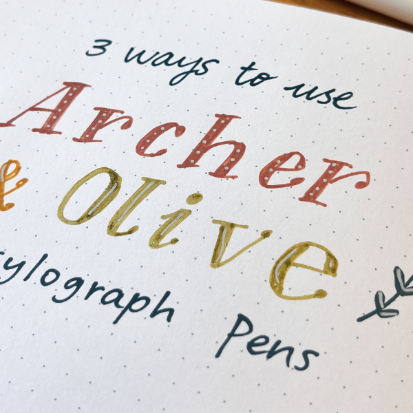 3 Ways to Use Archer & Olive Acrylograph Pens