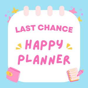 Don't miss your chance to grab these end-of-line Happy Planner products! Once they're gone, they're gone!