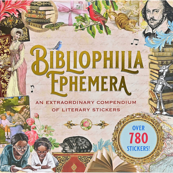 Bibliophilia Ephemera Sticker Book - Over 780 Stickers!