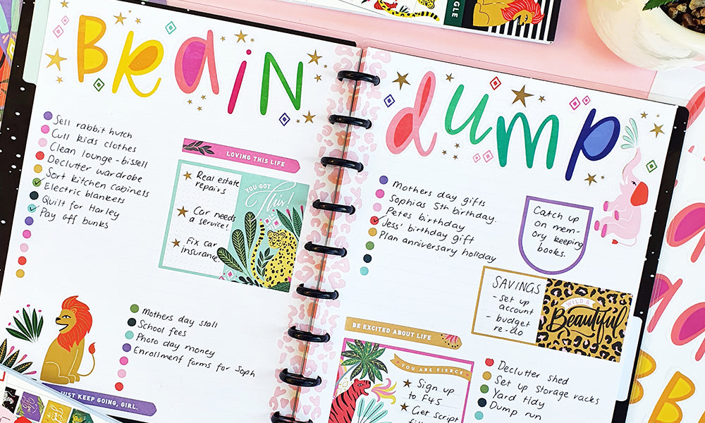 Guest Blogger: Skinny Planner's, Brain Dumps and Perfect Pairings with Anges Plans