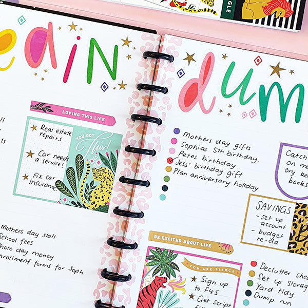 Guest Blogger: Skinny Planner's, Brain Dumps and Perfect Pairings with Anges Plans