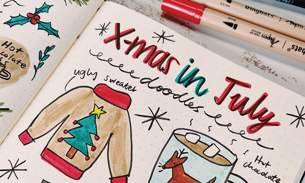 10 Bujo Ideas for Christmas in July