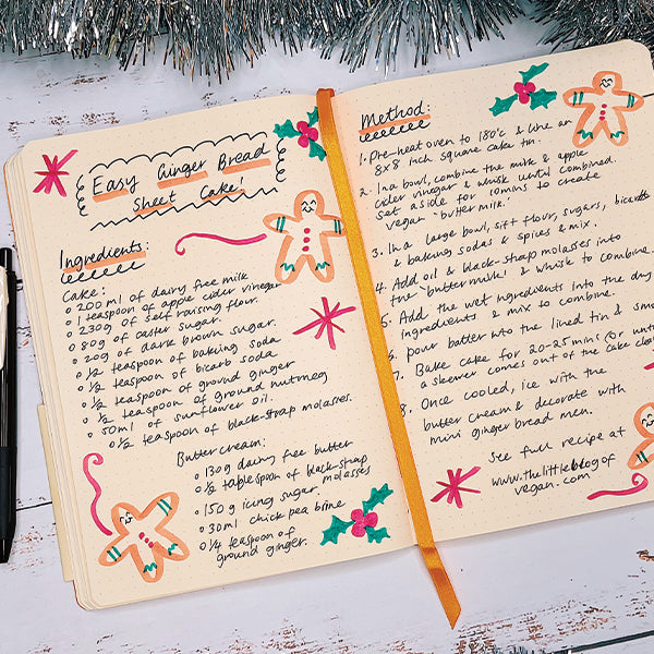 Tips & Tricks: Festive #BUJO recipe planning!