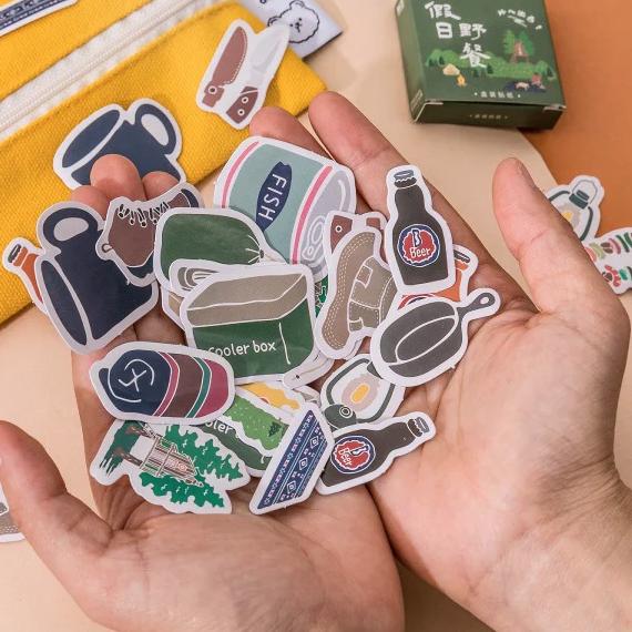 Camping Themed Stickers