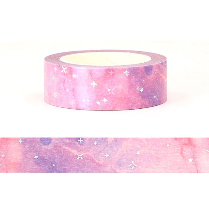 Galaxy Cloud Washi Tape - Pink & Purple