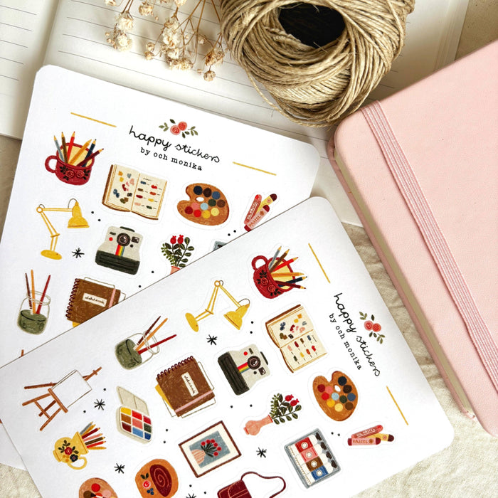 Artist's Corner - Sticker Sheet
