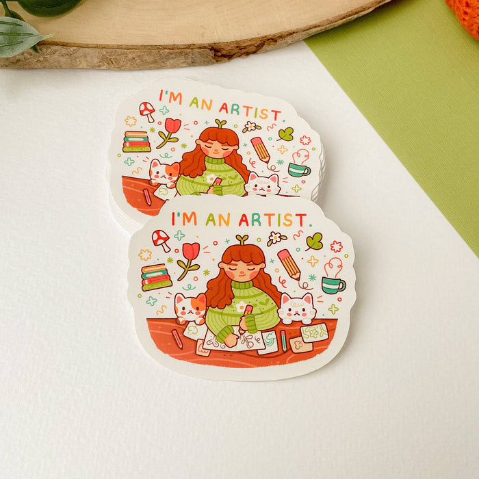I'm an Artist - Matte Vinyl Sticker