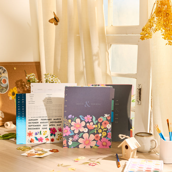 The Happy Planner BIG Undated Calendar Extension - Golden Garden