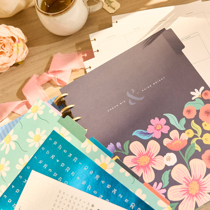 The Happy Planner BIG Undated Calendar Extension - Golden Garden