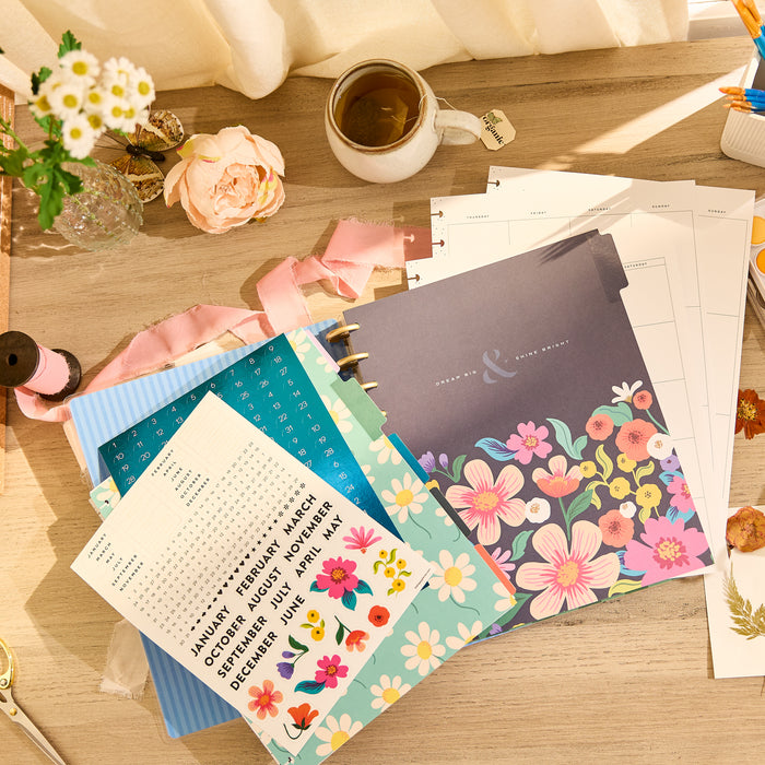 The Happy Planner BIG Undated Calendar Extension - Golden Garden