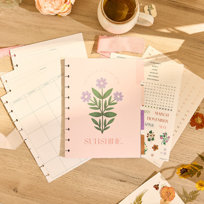 The Happy Planner CLASSIC Undated Calendar Extension - Spring Tapestry