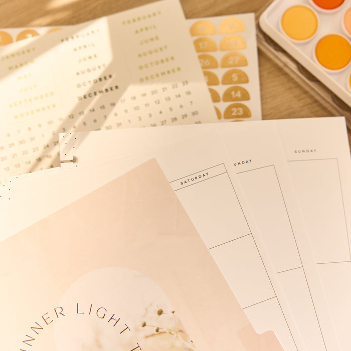 The Happy Planner CLASSIC Undated Calendar Extension - Modern Nature
