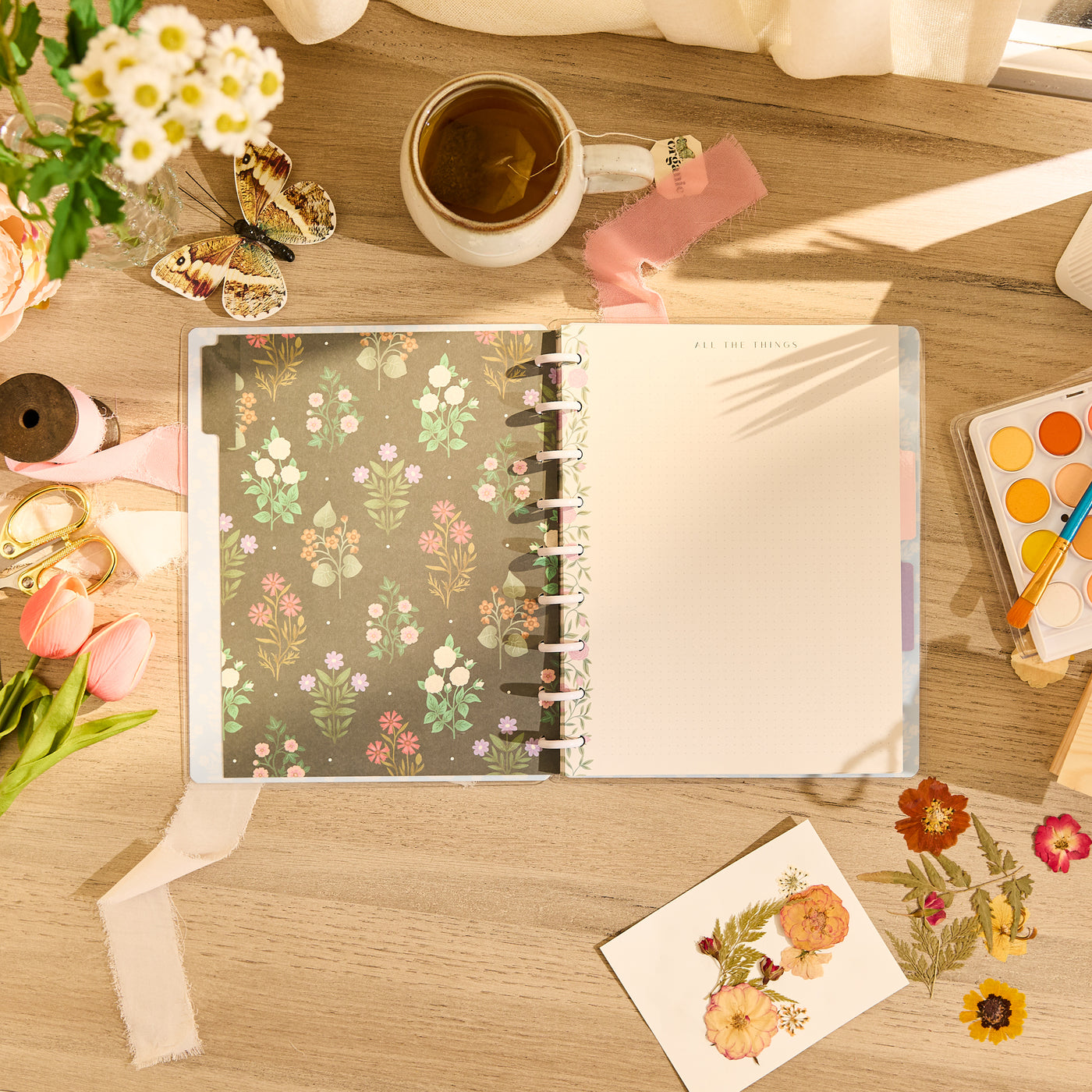 Spring Notebook Planner The Happy Planner 'Spring Tapestry' CLASSIC Notebook — WashiGang