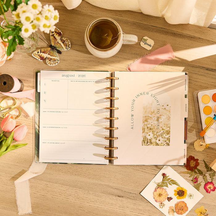 The Happy Planner 2026-2027 'Modern Nature' CLASSIC 12-Month Planner - Wellness Layout