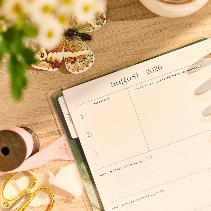 The Happy Planner 2026-2027 'Modern Nature' CLASSIC 12-Month Planner - Wellness Layout