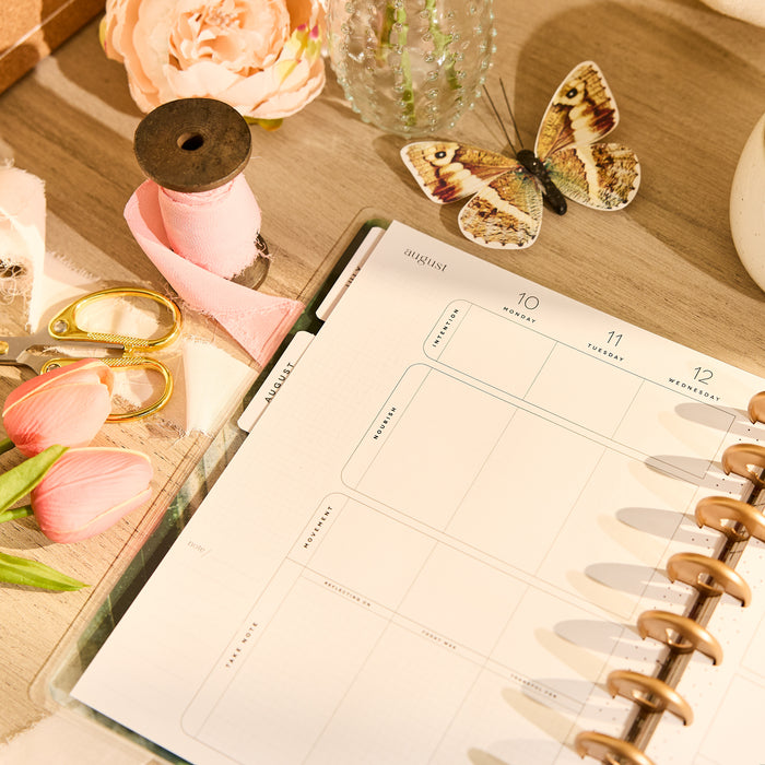 The Happy Planner 2026-2027 'Modern Nature' CLASSIC 12-Month Planner - Wellness Layout