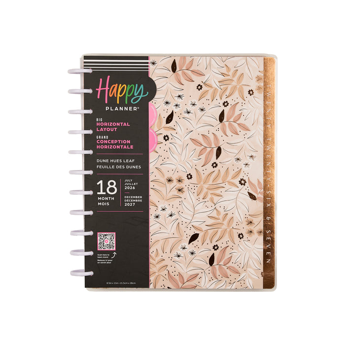 The Happy Planner 2026-2027 'Dune Hues' BIG 18-Month Planner - Horizontal Layout
