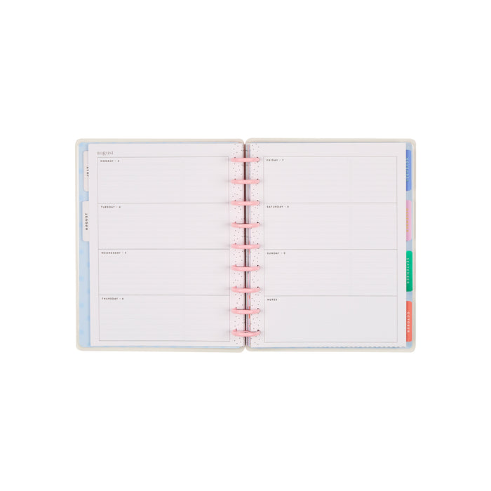 The Happy Planner 2026-2027 'Colour Beat Stripes' CLASSIC 12-Month Planner - Horizontal Layout