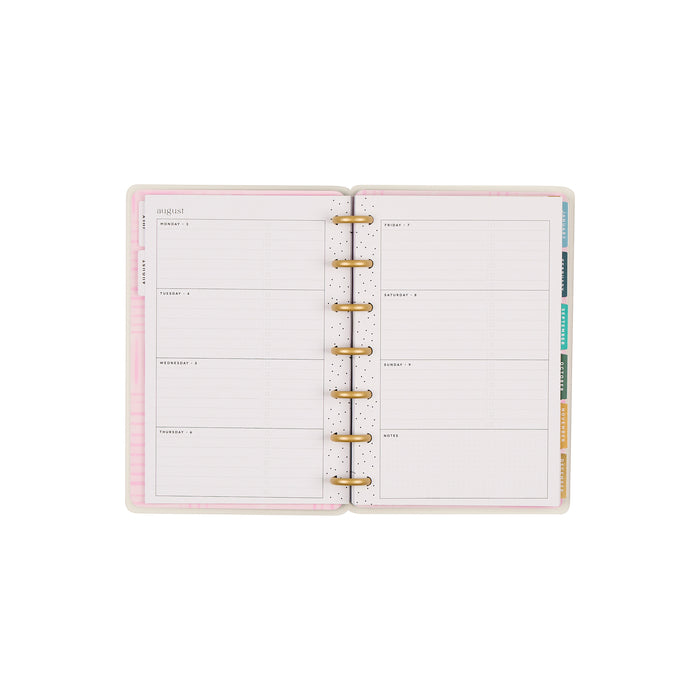 The Happy Planner 2026-2027 'Floral Embrace' MINI 12-Month Planner - Horizontal Layout