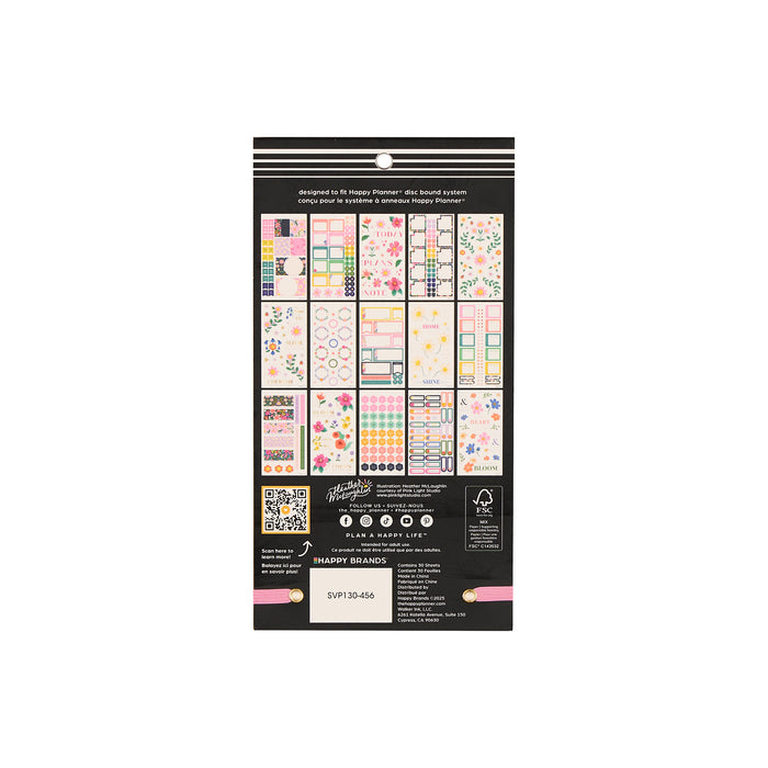 The Happy Planner CLASSIC Value Pack Stickers - Golden Garden - 30 Sheets