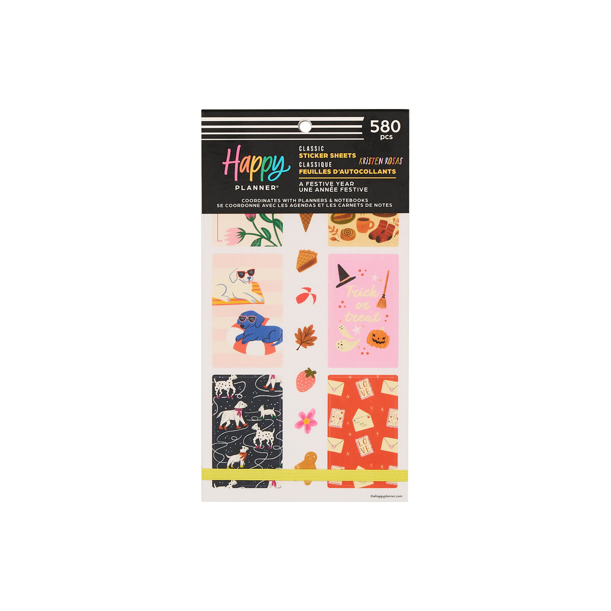 The Happy Planner CLASSIC Value Pack Stickers - A Festive Year - 30 Sh ...