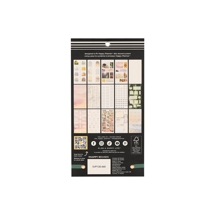 The Happy Planner CLASSIC Value Pack Stickers - Modern Nature - 30 Sheets