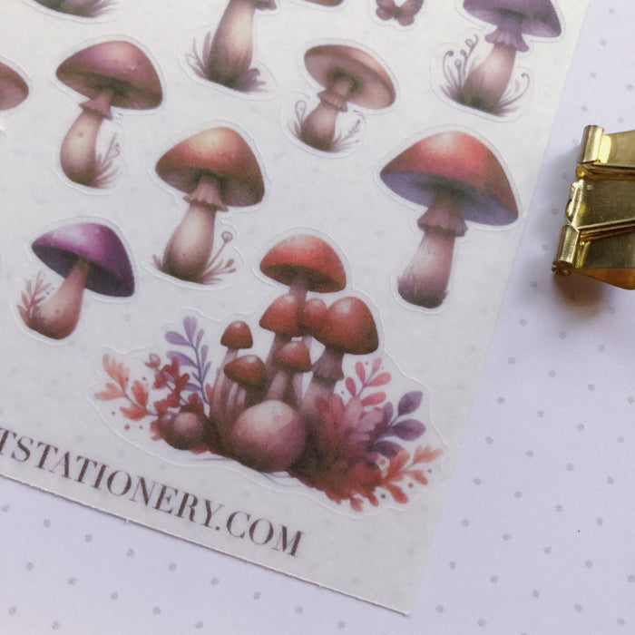 Dreamy Mushrooms Mini Washi Sticker Sheet