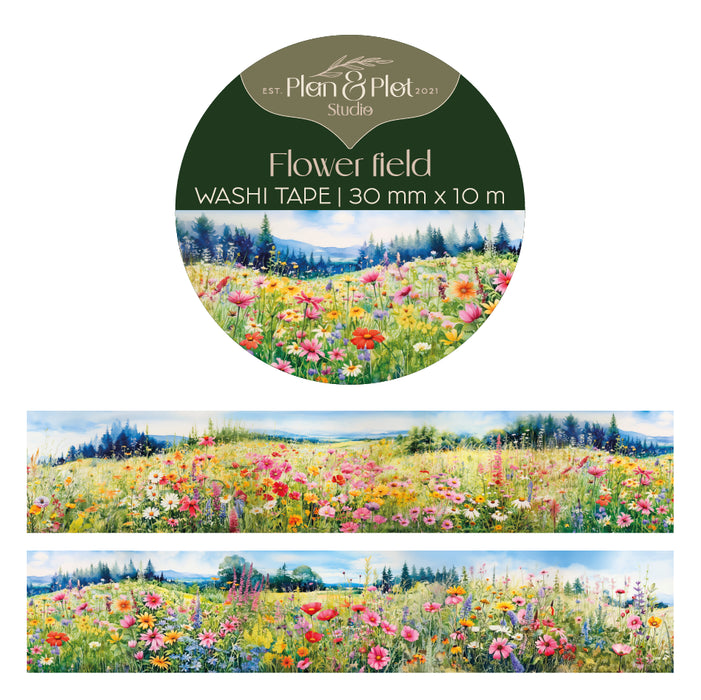 Flower Field Washi Tape