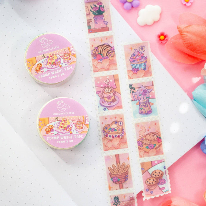 Cafe Quest Stamp Washi Tape