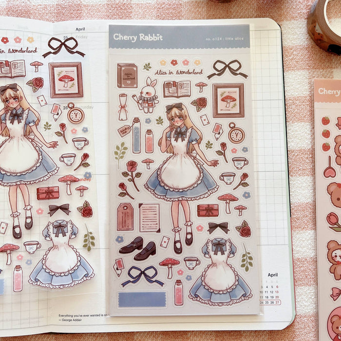 Little Alice Clear Sticker Sheet