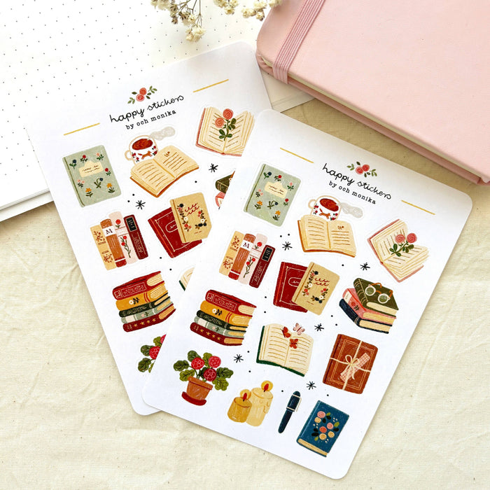 Book Lover - Sticker Sheet