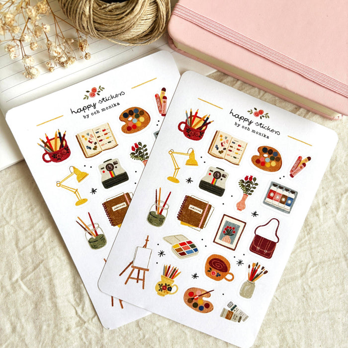 Artist's Corner - Sticker Sheet