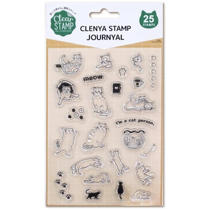 Kodomo No Kao Clear Stamp Set - Cat Life