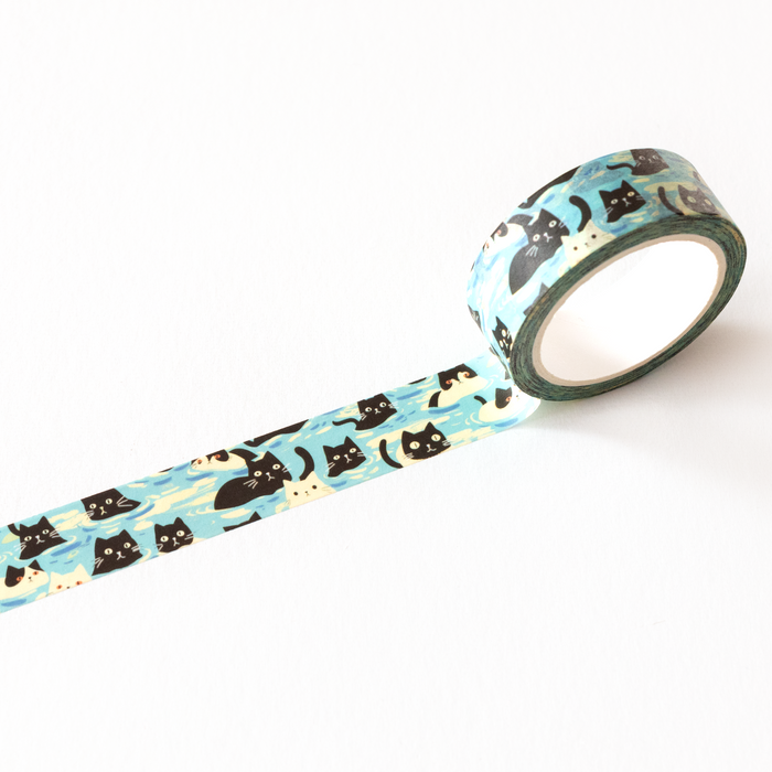 Swimming Cats Washi Tape