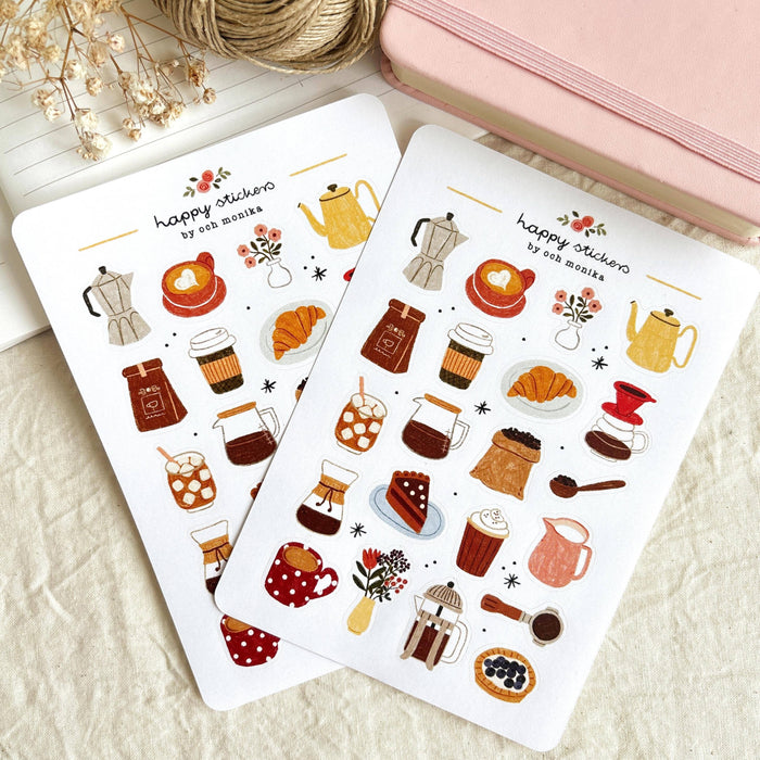 Coffee Time - Sticker Sheet