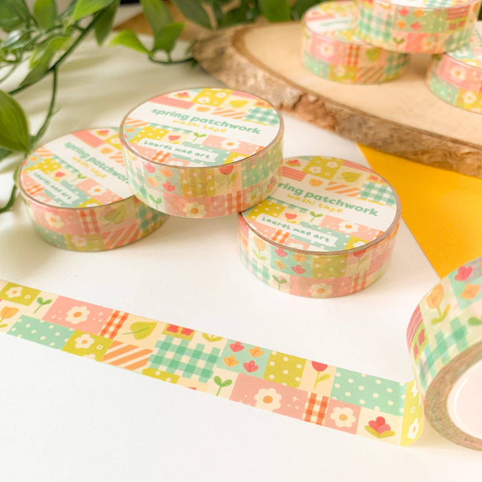 Spring Patchwork - Washi Tape