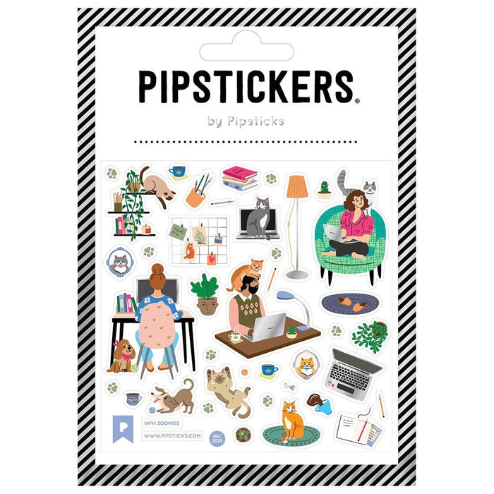 WFH Zoomies Stickers