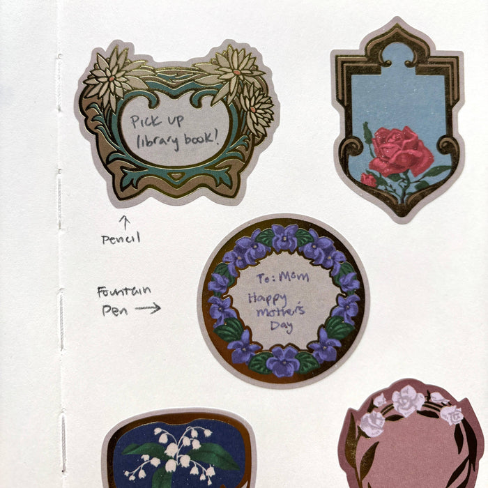 Paper Label Sticker Roll - French Perfume