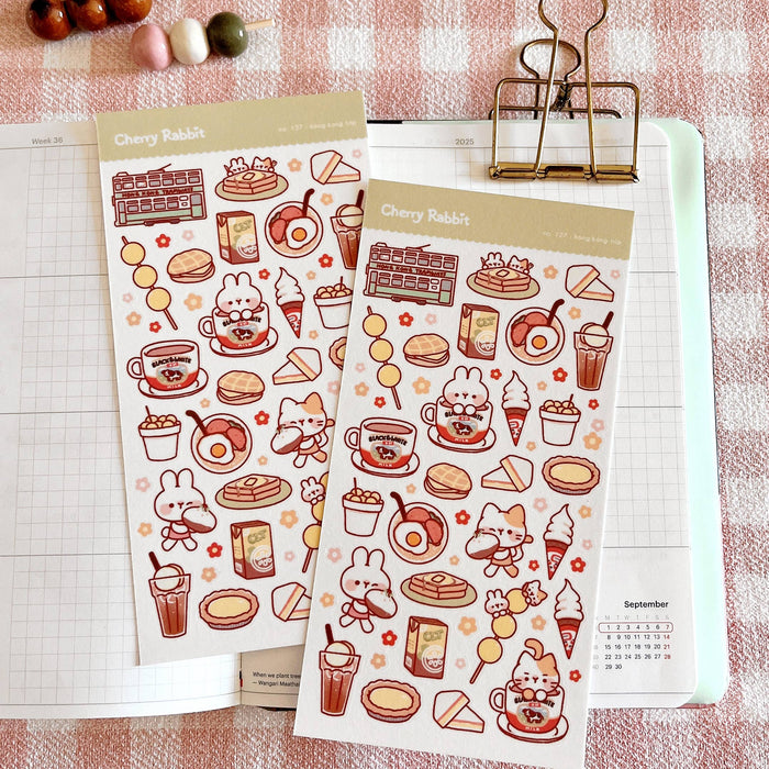 Hong Kong Trip Washi Sticker Sheet