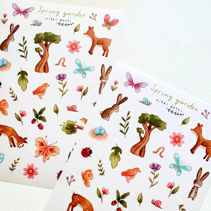 Sticker Sheet - Spring Garden