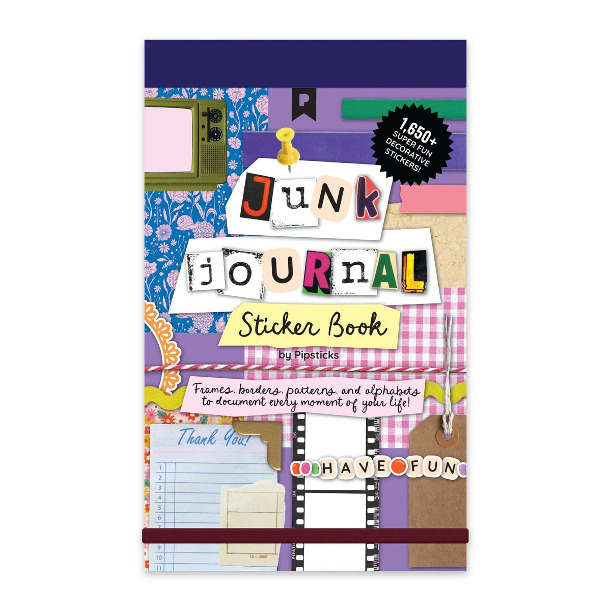 Match Junk Pipsticks Mix & Match Junk Journal Sticker Book — WashiGang