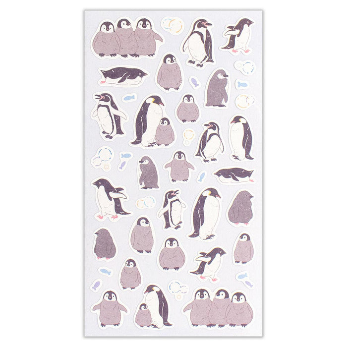 Japanese Paper Stickers - Penguin