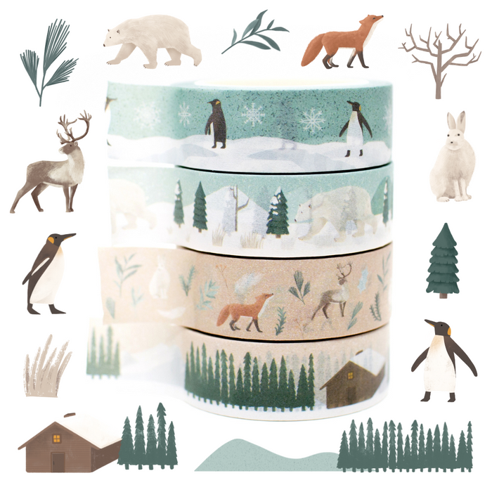 Limited Edition Exclusive Washi Tape - Winter