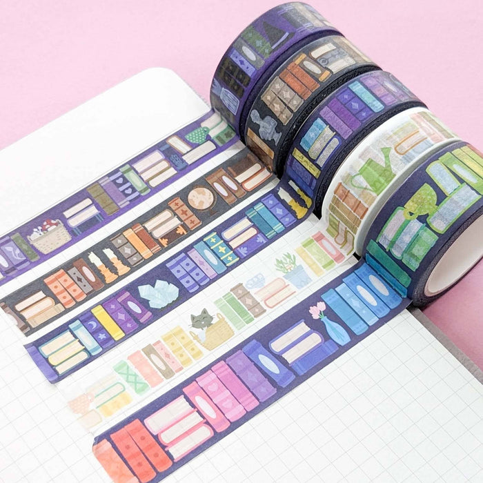 Cottagecore Bookcase Washi Tape