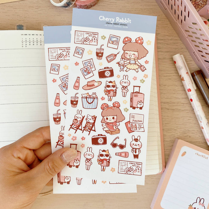 Holiday Mode Washi Sticker Sheet