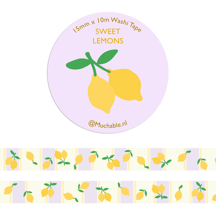 Lemons Washi Tape