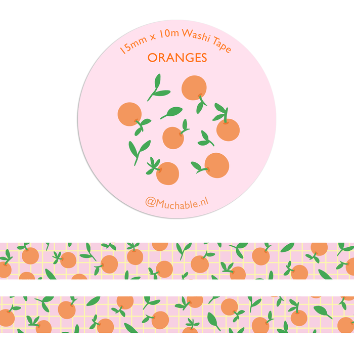 Oranges Washi Tape