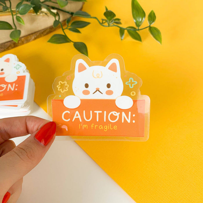 Caution: I'm Fragile - Clear Vinyl Sticker