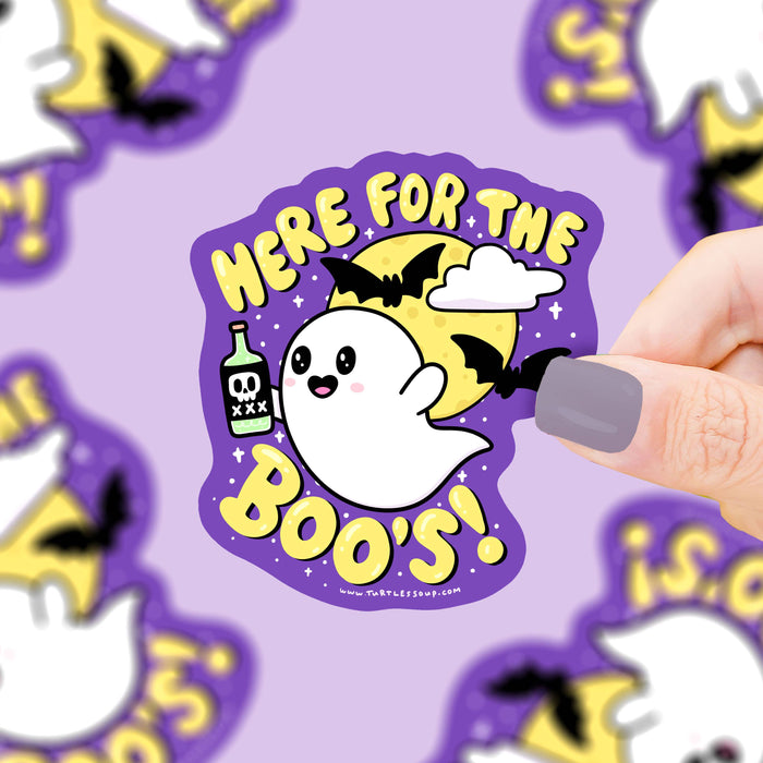 Here for the Boo’s Vinyl Sticker