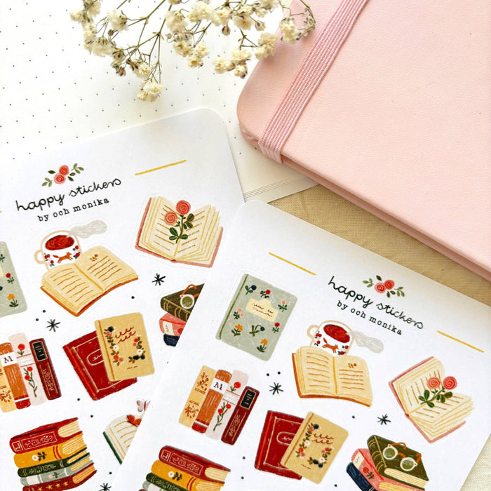 Book Lover - Sticker Sheet